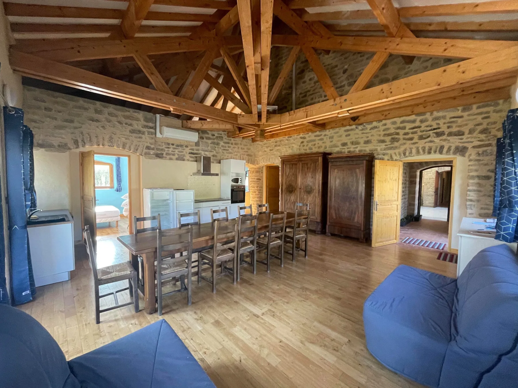Intérieur du gîte du Domaine Le Pré du Chêne
